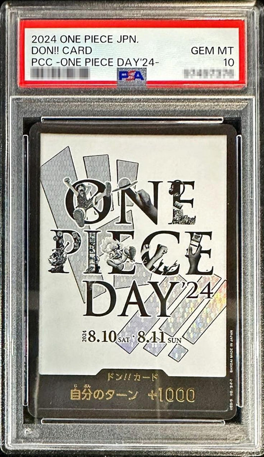 【PSA10鑑定済】ドン!!カード(白背景/ONE PIECE DAY)《-》{-}