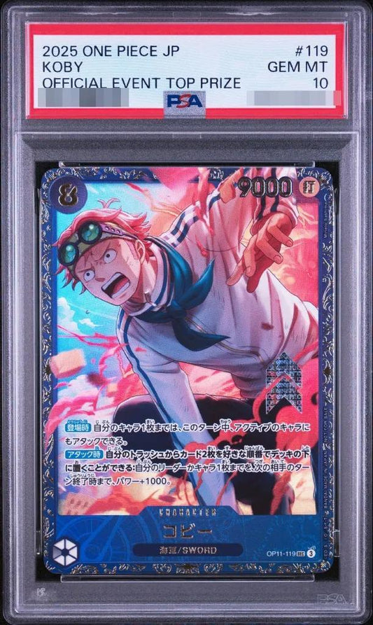 【PSA10鑑定済】コビー《SEC》{OP11-119}
