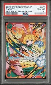 【PSA10鑑定済】キャロット(パラレル/illust:sunohara)《-》{OP08-023}