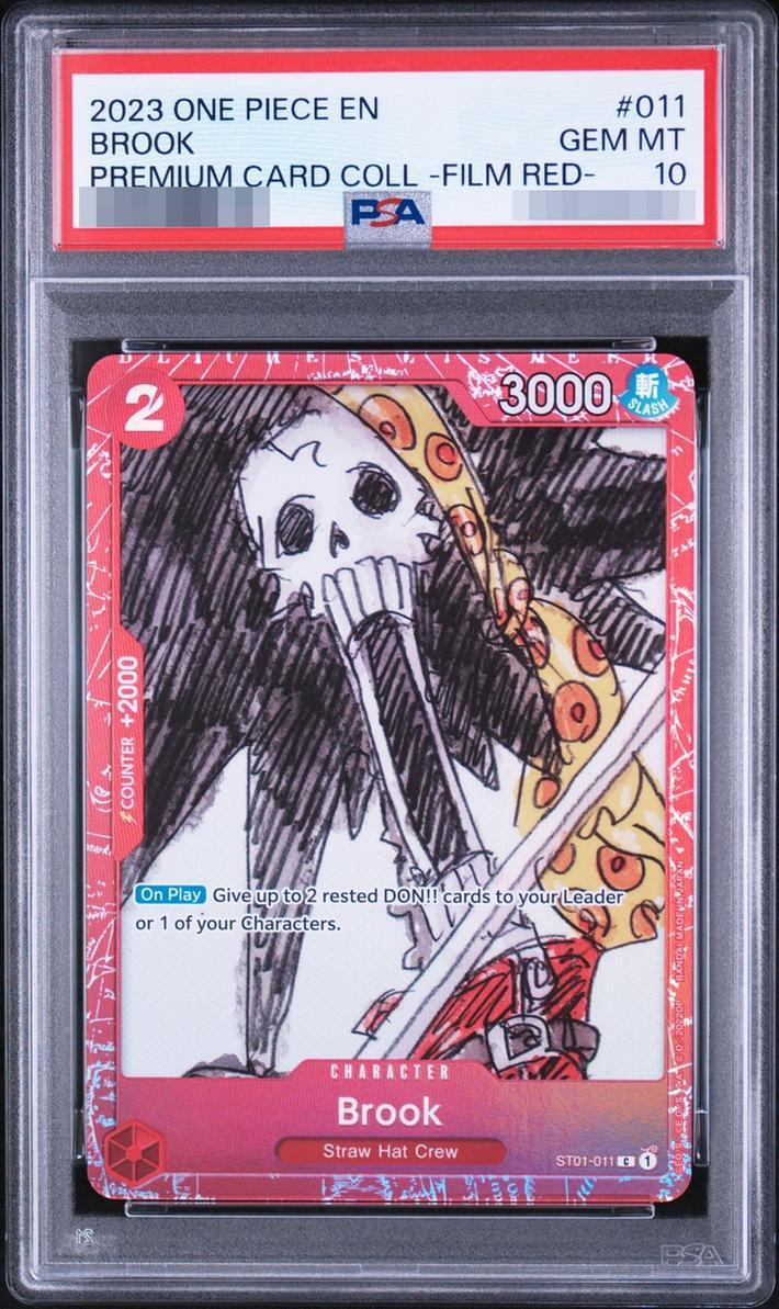 【PSA10鑑定済】【英語版】ブルック(foil/赤枠/漫画絵)【C】{ST01-011}《-》{ST01-011}
