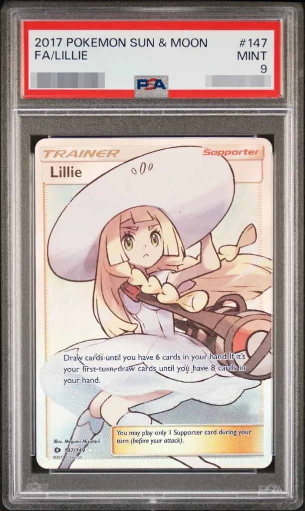 【PSA9鑑定済】リーリエ(英語版)《SR》{147/149}[その他]