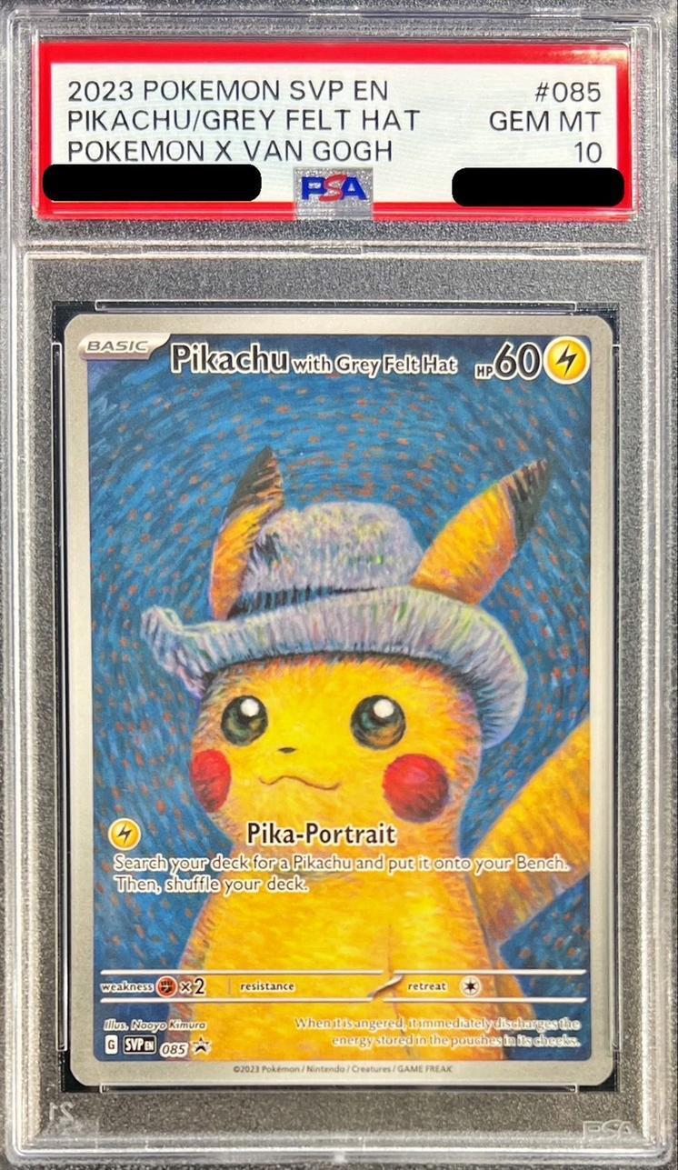 【PSA10鑑定済】Pikachu with Grey Felt Hat(ゴッホピカチュウ)《P》{085}[-]