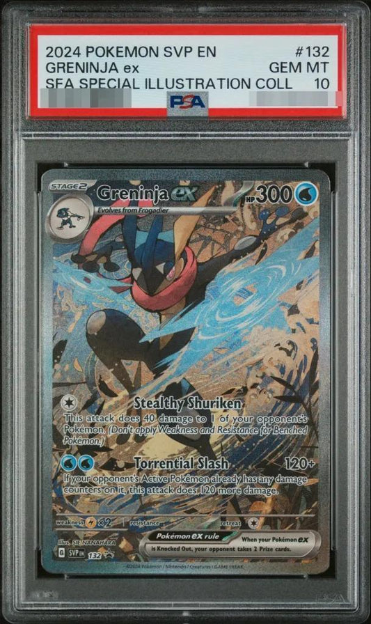 【PSA10鑑定済】(英語版)ゲッコウガex《SAR》{132}[-]